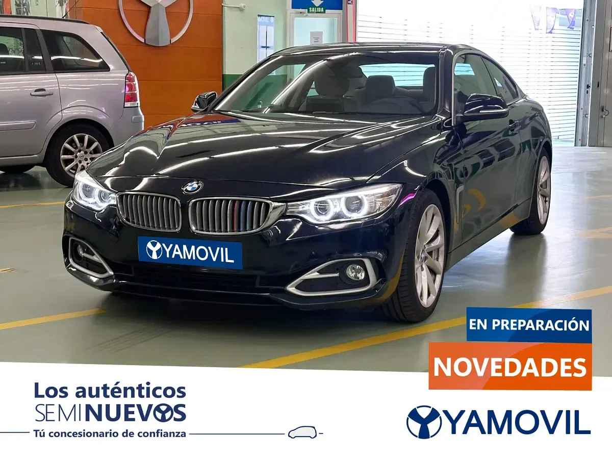 Usado BMW 420 184 HP (135 kW) 2014 Azul Coupé