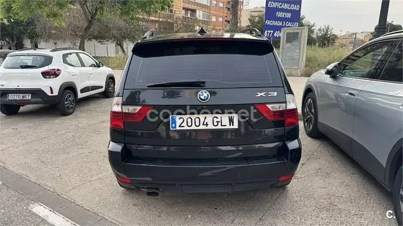 Usado BMW X3 177 CV (130 kW) 2009 Negro SUV