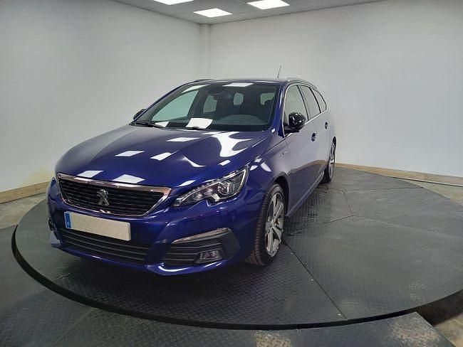 Azul Usado 2019 Peugeot 308 SW GT-line Familiar | 13.490 € (Precio justo) - Imagen 1/4