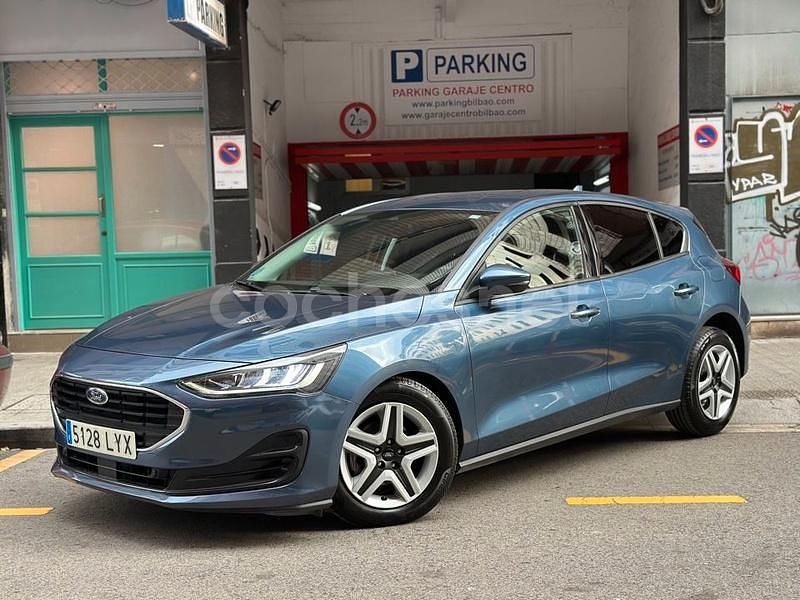 Azul Usado 2022 Ford Focus Trend Berlina | 15.395 € (Precio justo) - Imagen 1/4