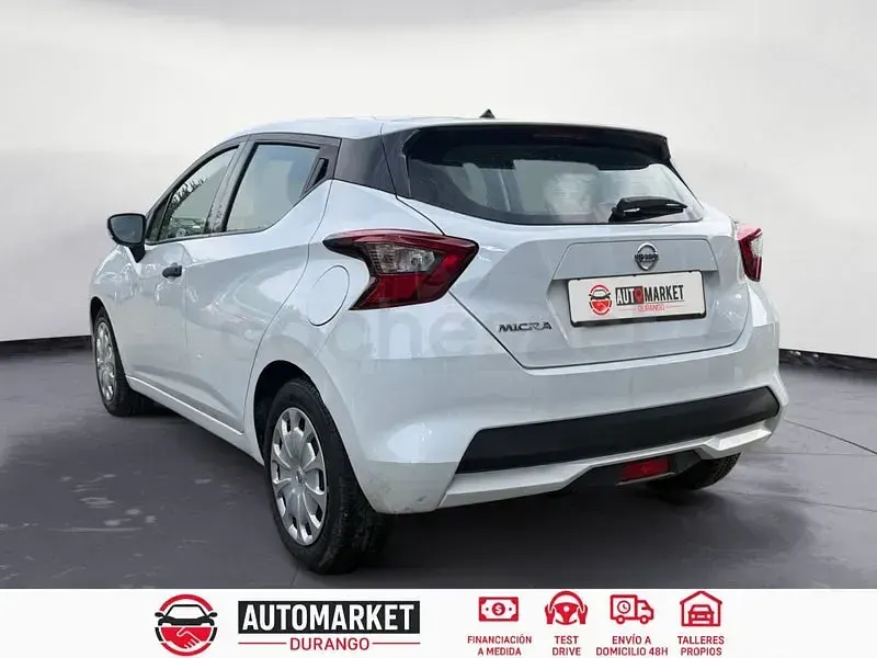Käytetty Nissan Micra Acenta 90 HP (66 kW) 2018 Valkoinen Viistoperä