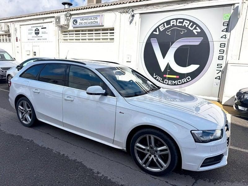 Usado Audi A4 S-Line 150 CV (110 kW) 2015 Blanco Familiar