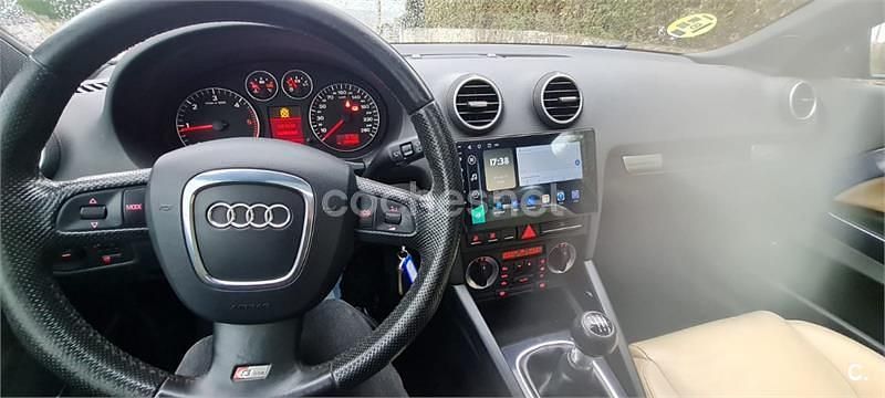 Negro Usado 2007 Audi A3 Ambition Berlina | 7500 € (Un poco caro) - Imagen 1/4