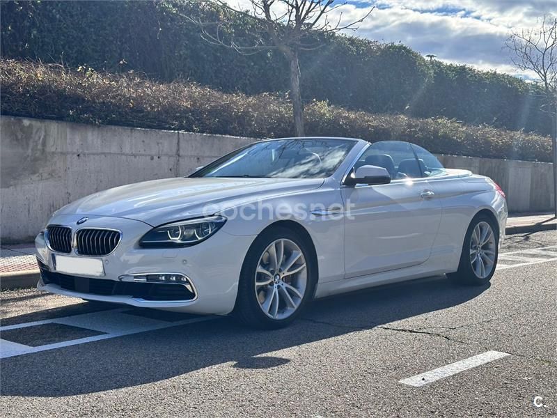 Blanco Usado 2016 BMW 640 Cabriolet Comfort Edition Descapotable | 34.800 € (Buen precio) - Imagen 1/4