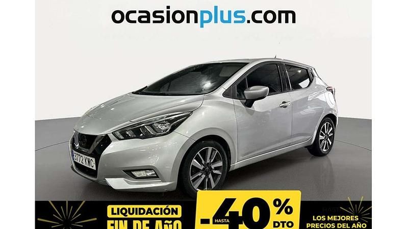Plateado Usado 2017 Nissan Micra N-Connecta Utilitario | 11.297 € (Precio justo) - Imagen 1/4