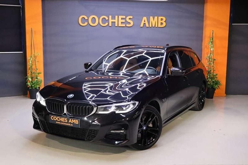 Usado BMW 320e Shadowline 204 CV (150 kW) 2021 Negro Familiar