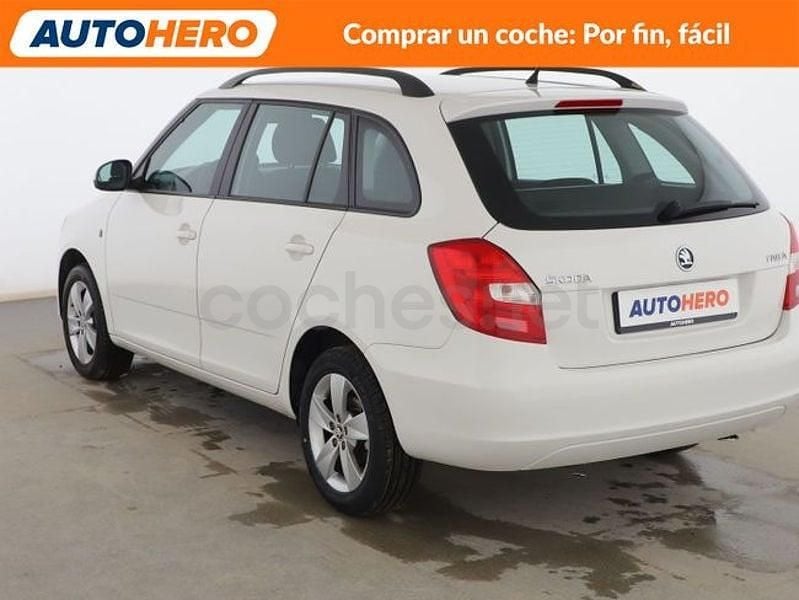 Usado Skoda Fabia Ambition 75 CV (55 kW) 2014 Blanco Familiar