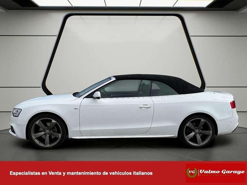 Usado Audi A5 S-Line 204 CV (150 kW) 2014 Blanco Descapotable