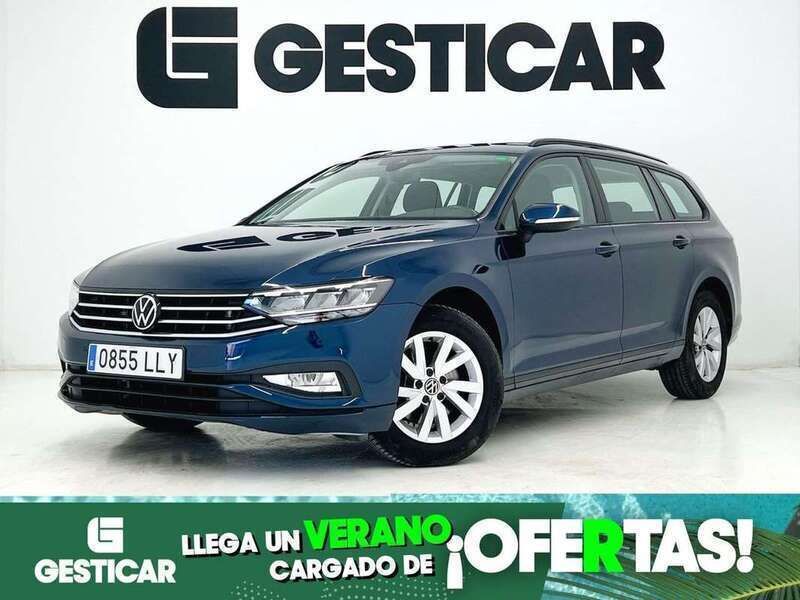 Azul Usado 2020 VW Passat Business Familiar | 18.990 € (Precio justo) - Imagen 1/4