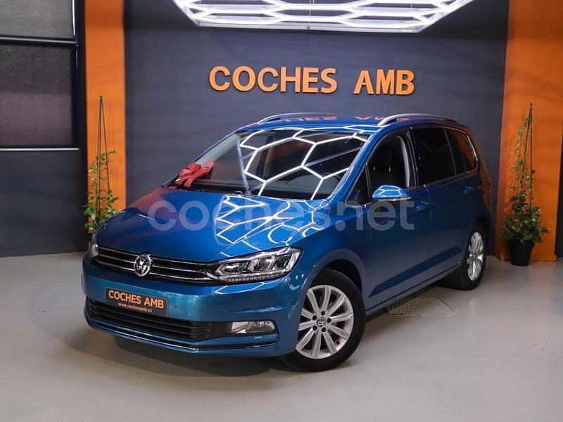 Azul Usado 2016 VW Touran Sportline Monovolumen | 20.950 € (Un poco caro) - Imagen 1/3