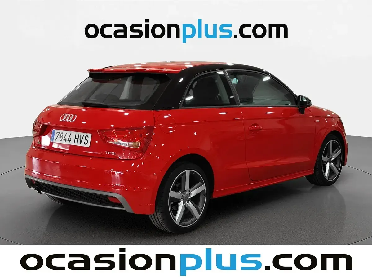 Usado Audi A1 S-Line 86 CV (63 kW) 2014 Rojo Utilitario