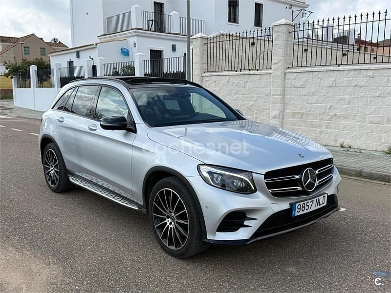 Usado Mercedes GLC250 204 CV (150 kW) 2018 Gris / plata SUV