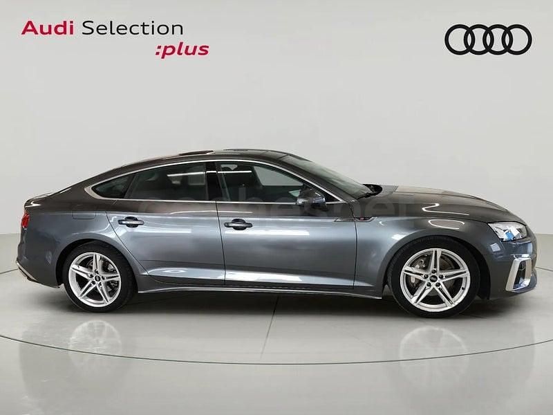 Usado Audi A5 Sportback S-Line 204 CV (150 kW) 2021 Gris / plata Utilitario