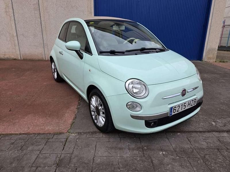 Usado Fiat 500 Lounge 69 CV (50 kW) 2014 Verde Utilitario