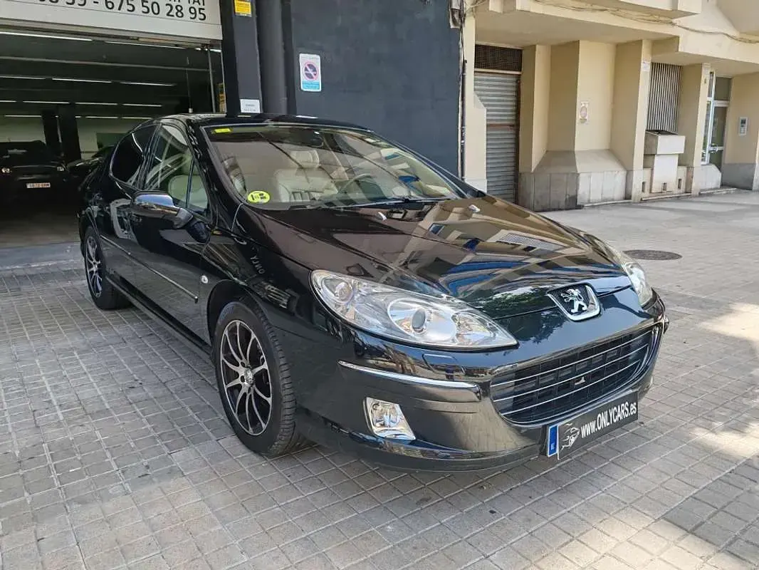Usado Peugeot 407 Premium 136 CV (100 kW) 2008 Negro Berlina