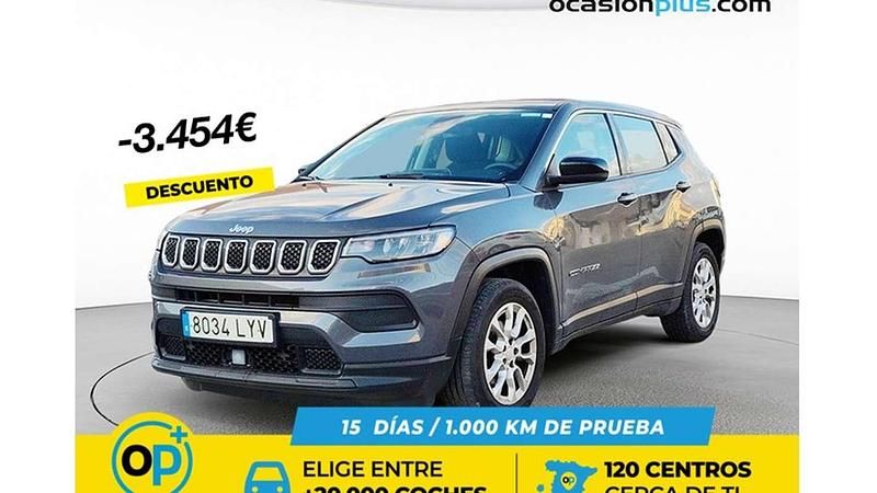 Usado Jeep Compass Longitude 131 CV (96 kW) 2022 Gris SUV
