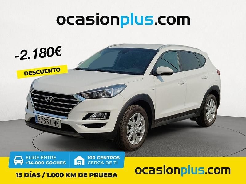 Blanco Usado 2021 Hyundai Tucson SUV | 20.900 € (Precio justo) - Imagen 1/4