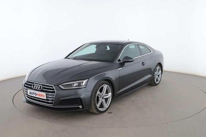 Gris Usado 2018 Audi A5 S-Line Coupe | 23.399 € (Precio justo) - Imagen 1/4
