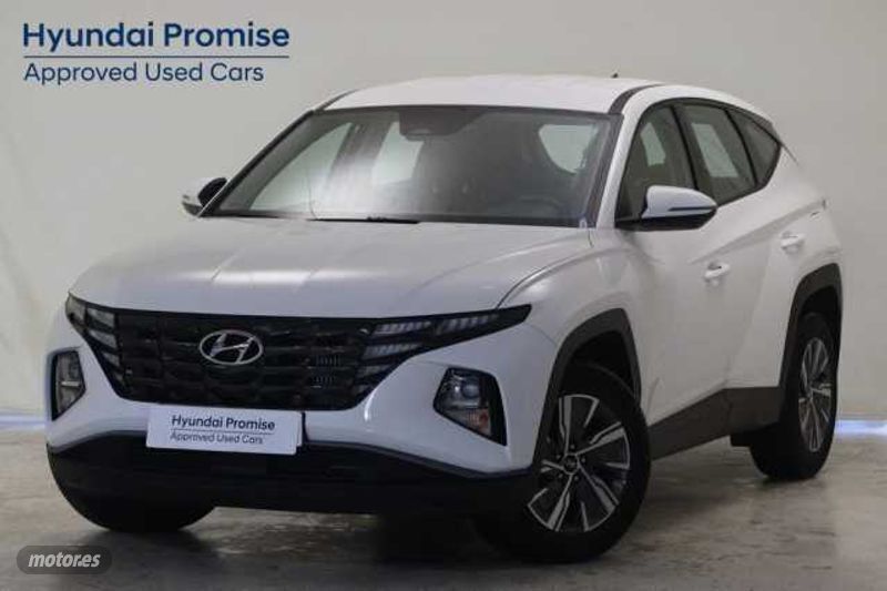 Atlas white Usado 2024 Hyundai Tucson SUV | 23.990 € (Buen precio) - Imagen 1/4