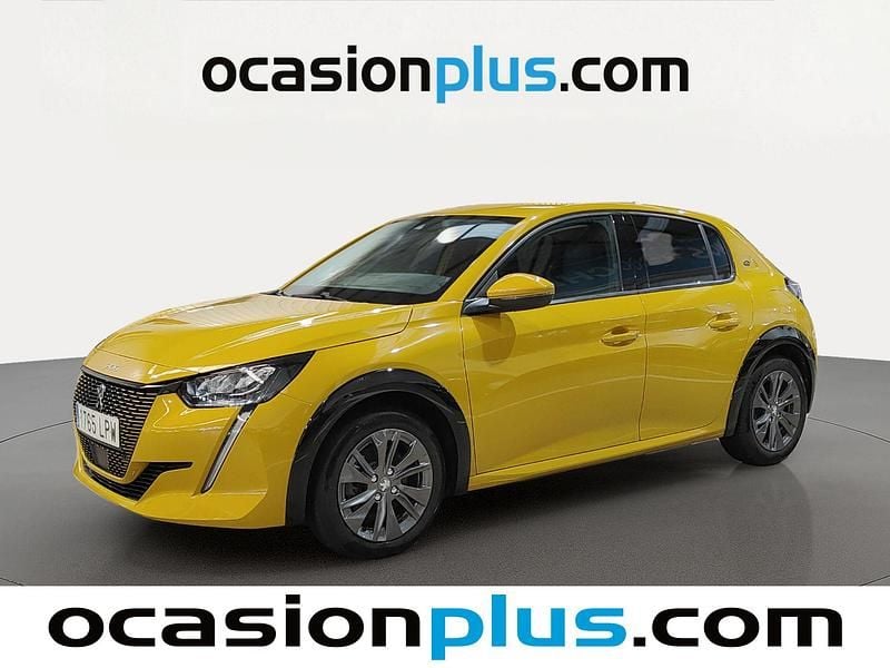 Amarillo Usado 2021 Peugeot e-208 Allure Utilitario | 13.819 € (Buen precio) - Imagen 1/4