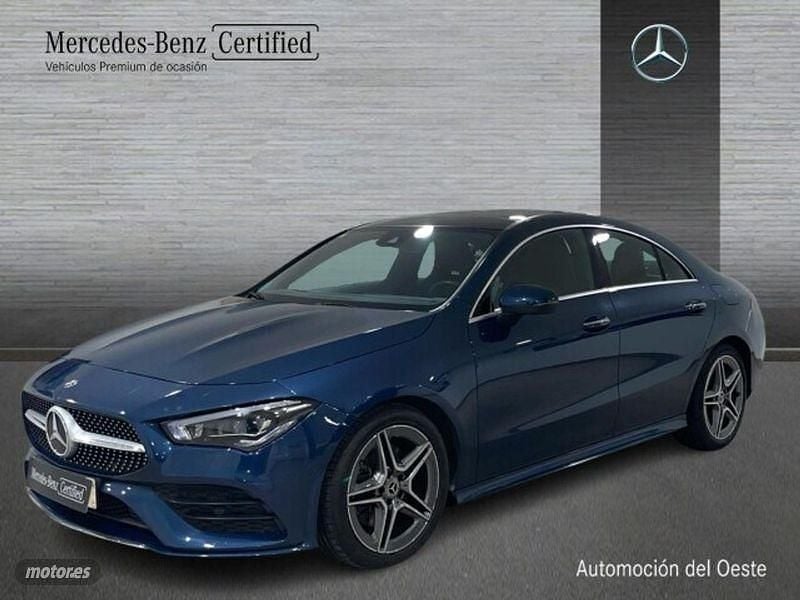 Azul Usado 2020 Mercedes CLA220 AMG line Berlina | 31.900 € (Precio justo) - Imagen 1/4