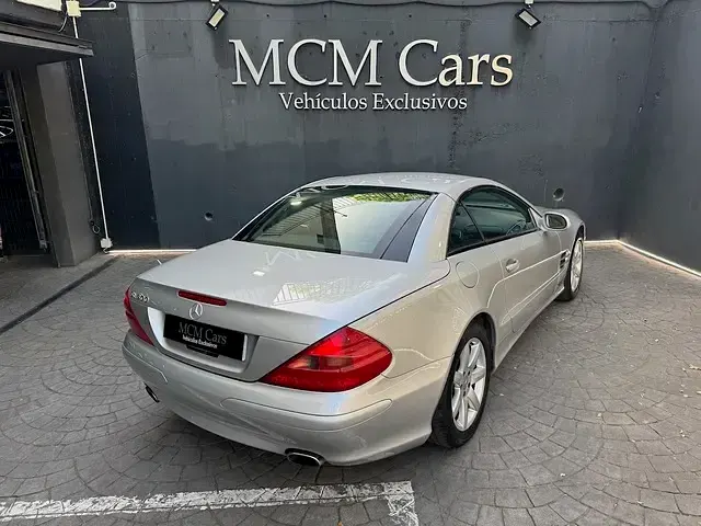 Usado Mercedes SL500 306 CV (225 kW) 2001 Gris Descapotable