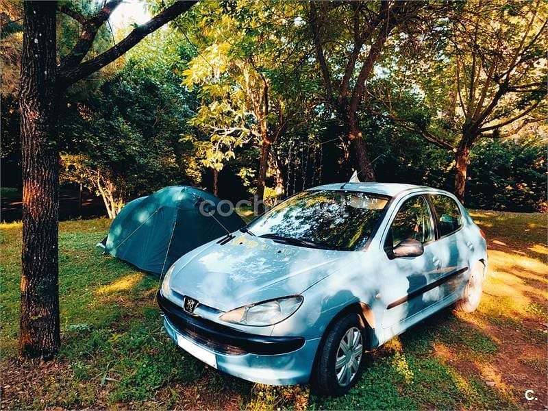 Usado Peugeot 206 70 CV (51 kW) 2003 Gris / plata Berlina