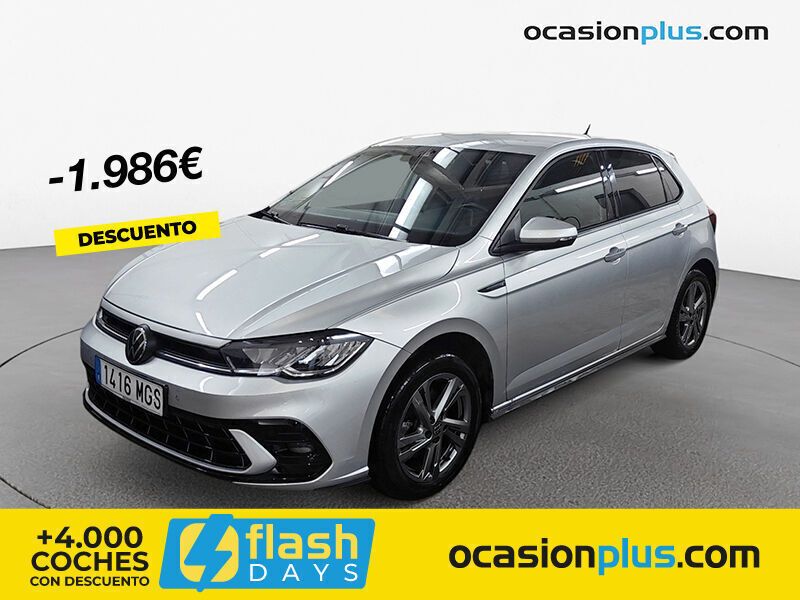 Gris Usado 2023 VW Polo R-line Berlina | 21.850 € (Un poco caro) - Imagen 1/4