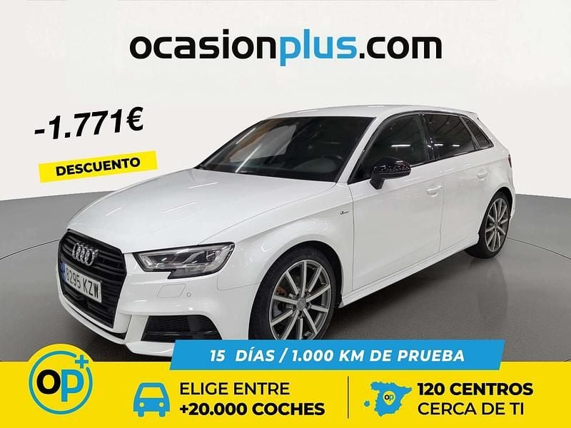 Usado Audi A3 S-Line 115 CV (84 kW) 2019 Blanco Berlina