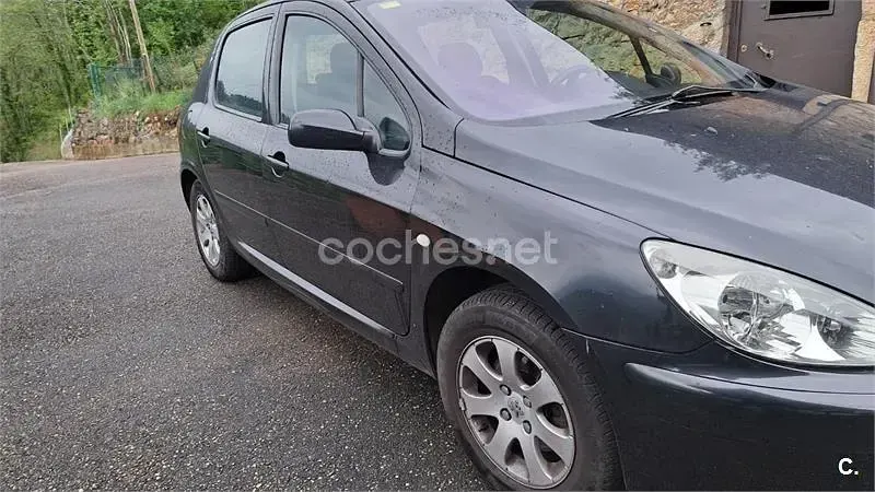 Usado Peugeot 307 110 CV (80 kW) 2004 Negro Berlina