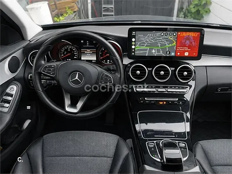 Usado Mercedes C220 170 CV (125 kW) 2018 Azul Berlina