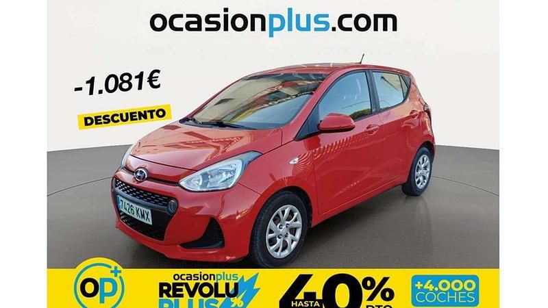 Usado Hyundai i10 GO! 67 CV (49 kW) 2018 Rojo Utilitario