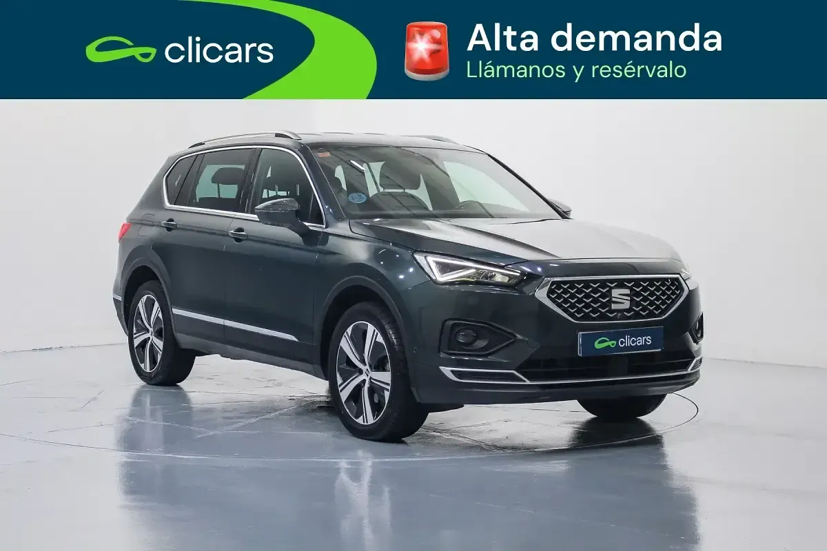 Käytetty Seat Tarraco XCELLENCE 200 HP (147 kW) 2021 Vihreä Katumaasturi