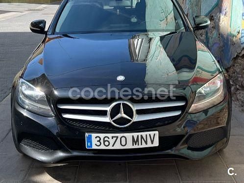 Negro Usado 2015 Mercedes C180 Avantgarde Familiar | 10.500 € (Precio justo) - Imagen 1/4