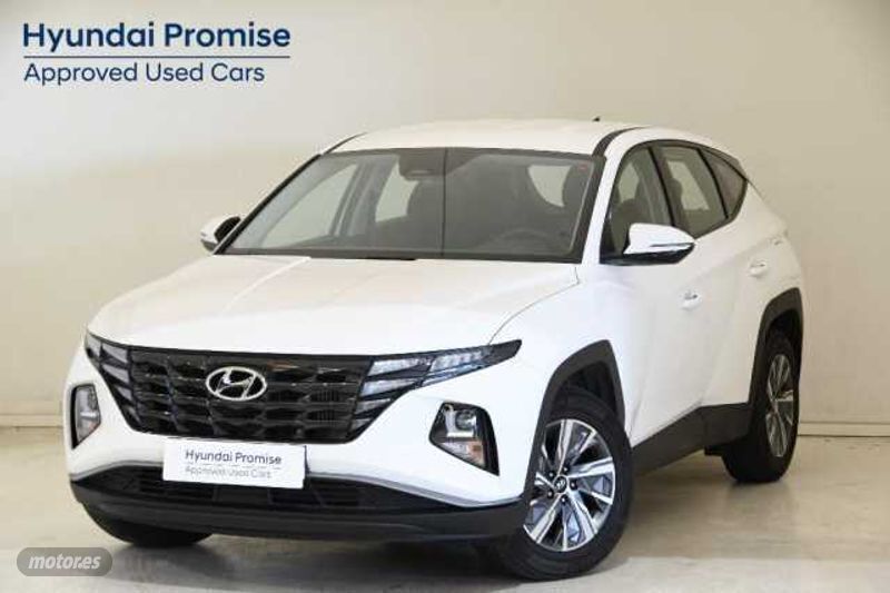Atlas white Usado 2024 Hyundai Tucson SUV | 24.400 € (Precio justo) - Imagen 1/4