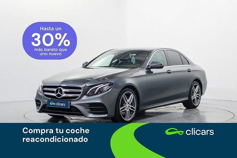 Gris Usado 2017 Mercedes E220 Berlina | 28.990 € (Precio justo) - Imagen 1/4