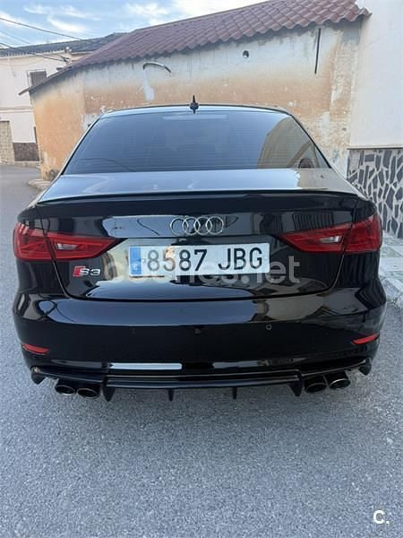 Usado Audi S3 300 CV (220 kW) 2014 Negro Berlina