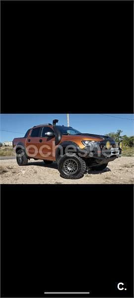 Usado Ford Ranger Wildtrack 200 CV (147 kW) 2017 Naranja Pickup/Camioneta
