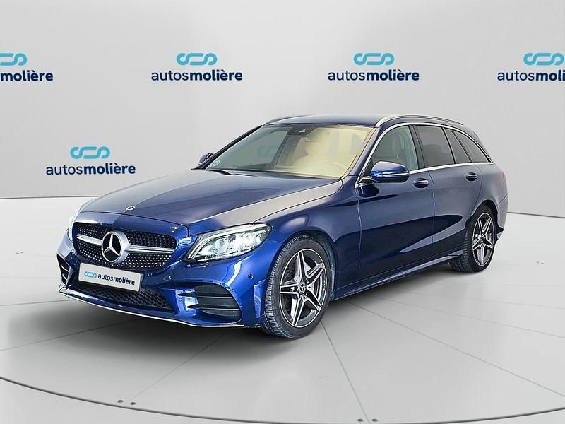 Azul Usado 2018 Mercedes C220 Familiar | 23.704 € (Caro) - Imagen 1/4