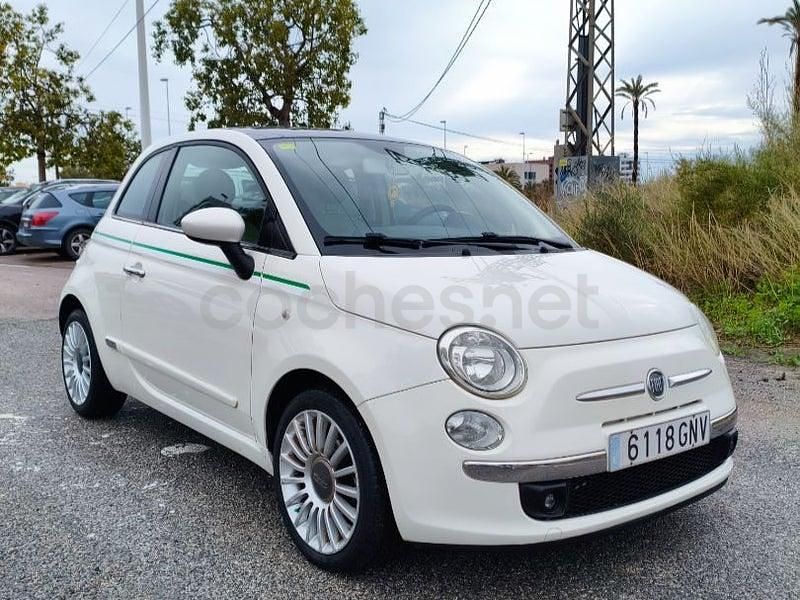Blanco Usado 2009 Fiat 500 Lounge Descapotable | 4500 € (Buen precio) - Imagen 1/4