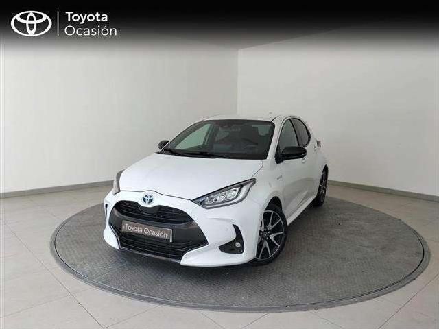 Blanco Usado 2021 Toyota Yaris Hybrid Plus | 22.400 € (Caro) - Imagen 1/4