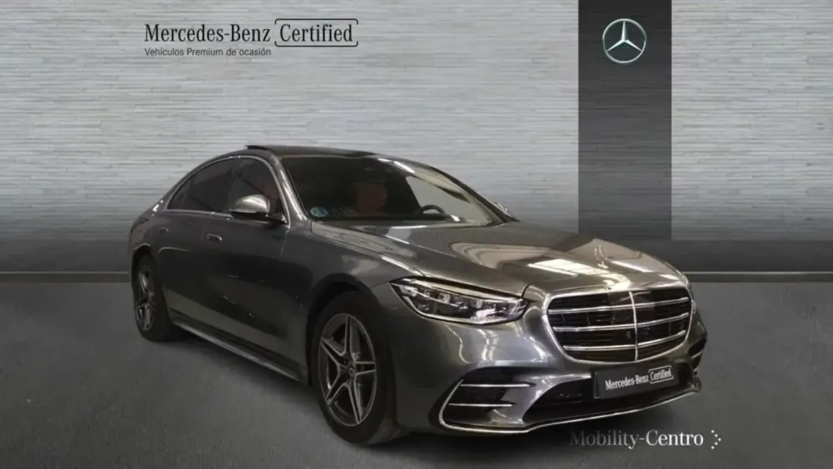 Usado Mercedes S350 AMG line 313 CV (230 kW) 2024 Selenitgrey  metallic paint Berlina