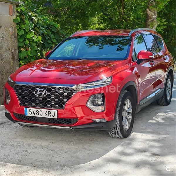 Rojo Usado 2018 Hyundai Santa Fe SUV | 25.499 € (Caro) - Imagen 1/4