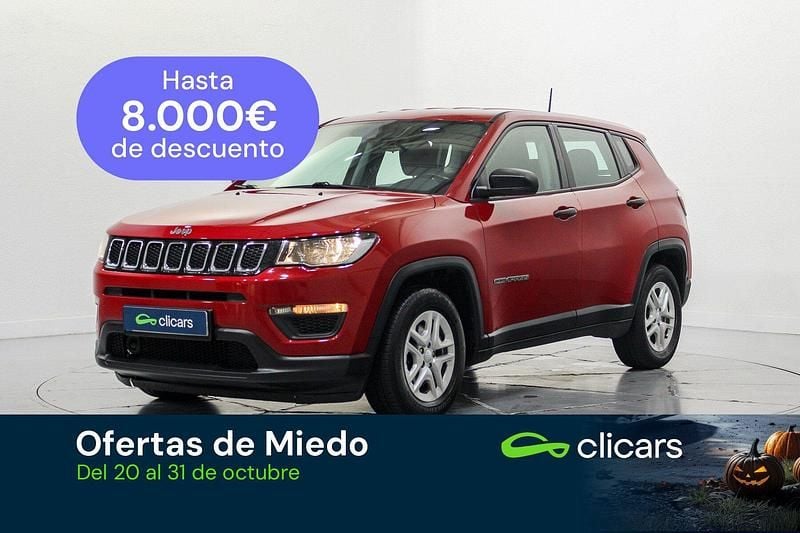 Rojo Usado 2019 Jeep Compass Limited SUV | 14.990 € (Precio justo) - Imagen 1/4