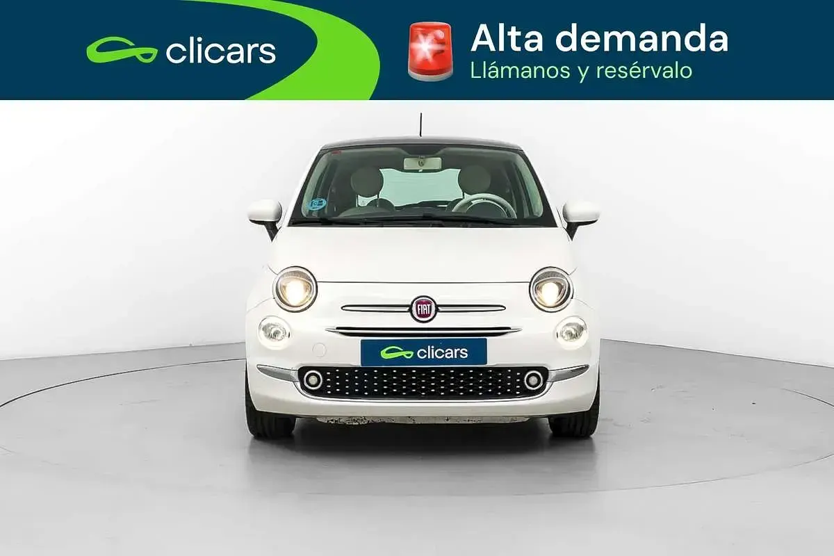 Usado Fiat 500 Lounge 69 CV (50 kW) 2017 Blanco Utilitario