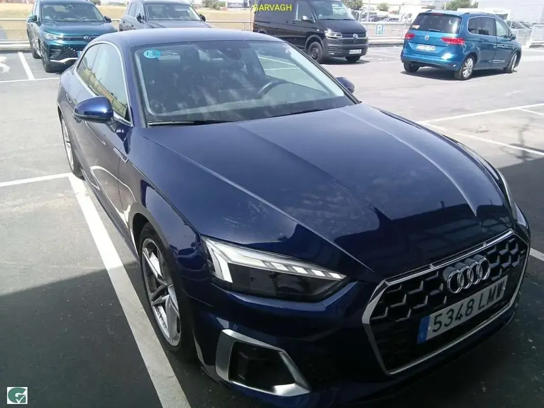 Usado Audi A5 S-Line 190 CV (139 kW) 2021 Azul Coupe