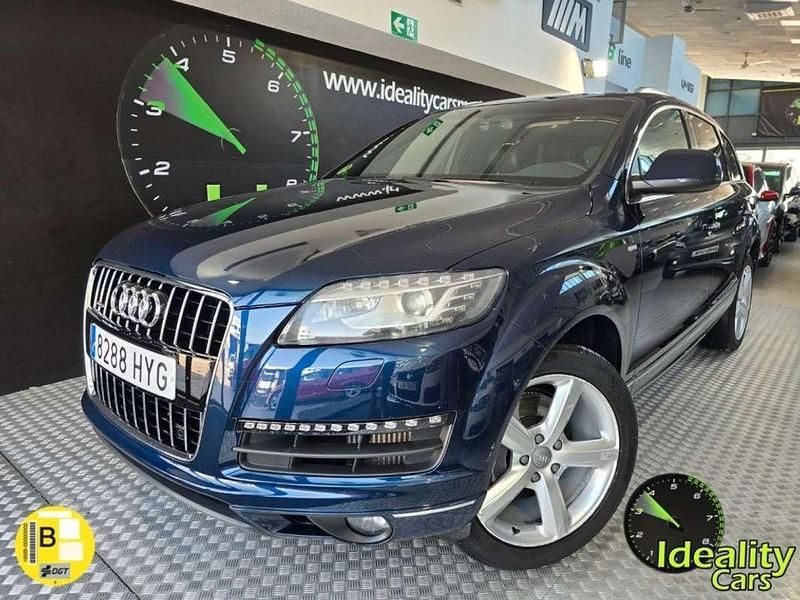 Usado Audi Q7 Ambition 245 CV (180 kW) 2014 Azul SUV