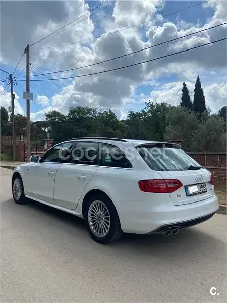 Usado Audi A4 S-Line 150 CV (110 kW) 2014 Blanco Familiar