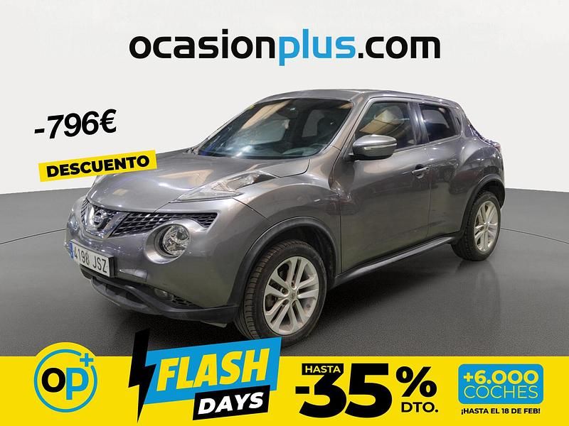 Usado Nissan Juke N-Connecta 110 CV (80 kW) 2016 Gris SUV