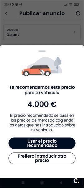 Usado Mitsubishi Galant Elegance 133 CV (97 kW) 2004 Gris / plata Berlina